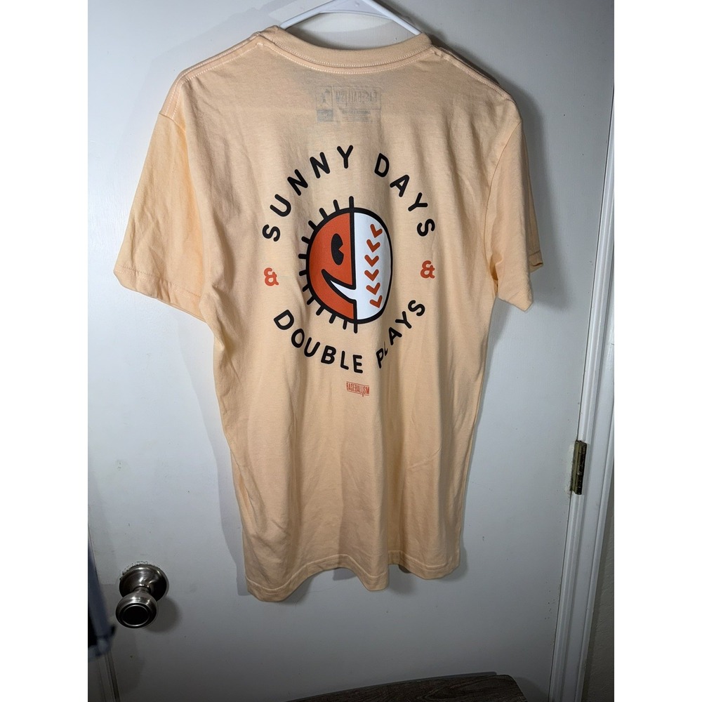 Baseballism Sunny Days Double Plays T Shirt Size Medium NEW